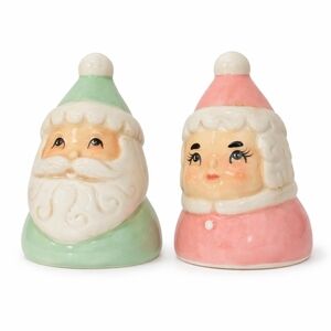 Johanna Parker Mr and Mrs Claus salt and pepper shakers